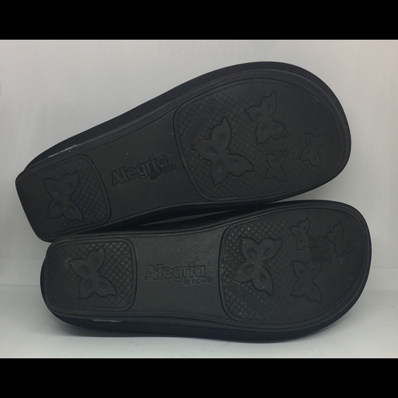 ALEGRIA Debra Womens Black Clogs Sz 37 EU 7-7.5 US - Picture 7 of 8